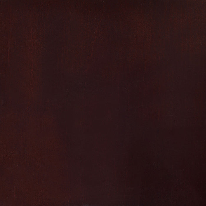 Elton Round Marble Top Accent Table Brown