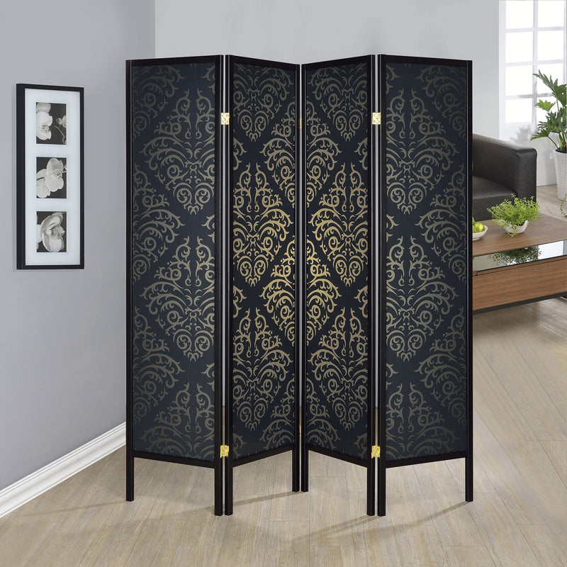 Haidera Four-Panel Room Divider - Furniture City (CA)l