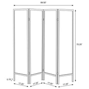 Haidera Four-Panel Room Divider - Furniture City (CA)l