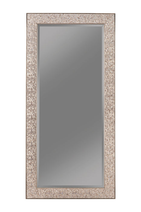 Rollins Rectangular Floor Mirror Black