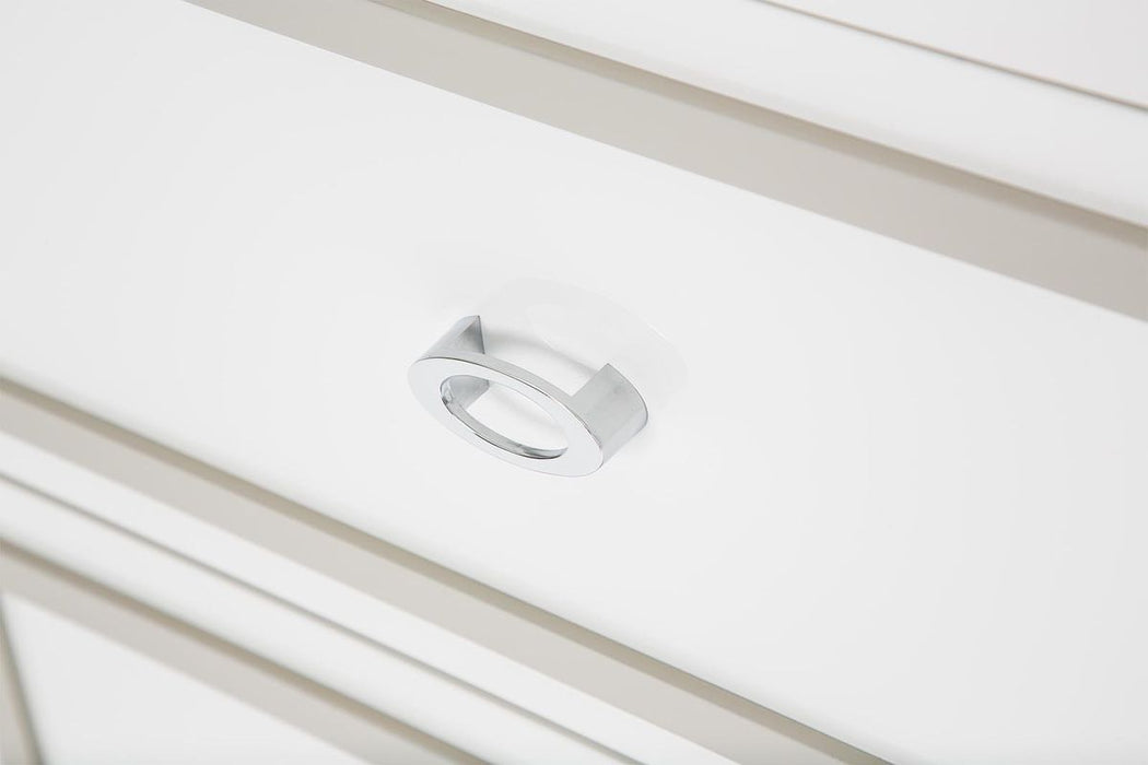 AICO Sky Tower 2 Drawer Nightstand in White Cloud image