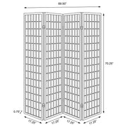 Roberto Four-Panel Room Divider - Furniture City (CA)l