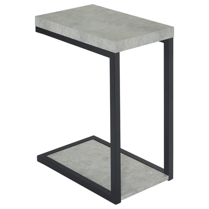 Beck Accent Table Cement and Black