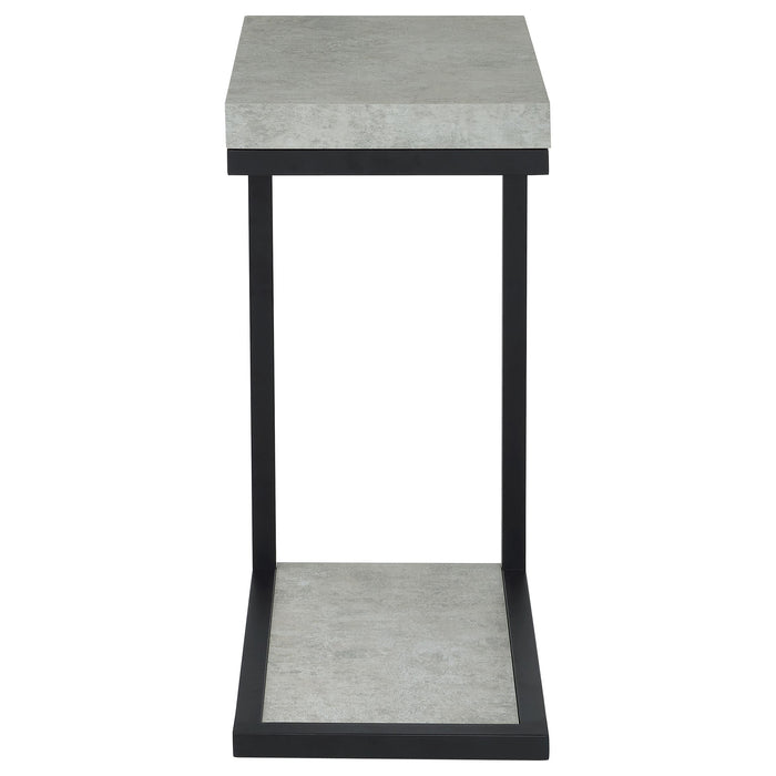 Beck Accent Table Cement and Black