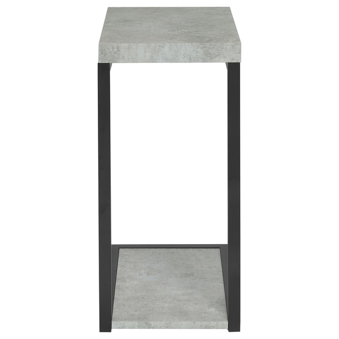 Beck Accent Table Cement and Black