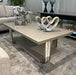 AICO Furniture Lotus Bay Rectangular Cocktail Table in Sand image