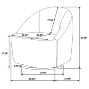 Leon Swivel Accent Chair - Furniture City (CA)l