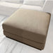 AICO Furniture Portrait Ottoman Toffee in Sienna Brown image