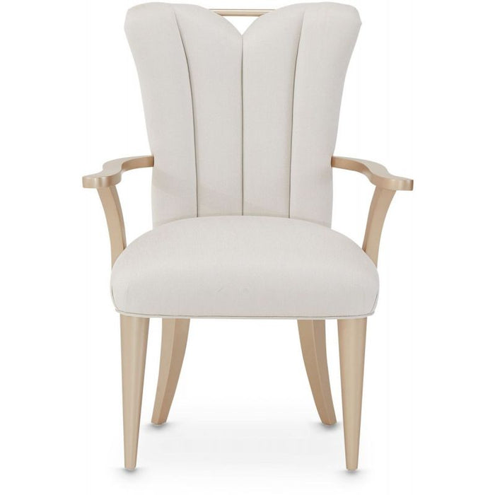 AICO La Rachelle Arm Chair in Medium Champagne