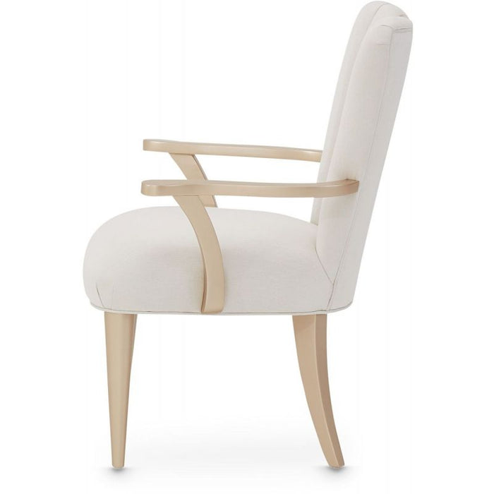 AICO La Rachelle Arm Chair in Medium Champagne