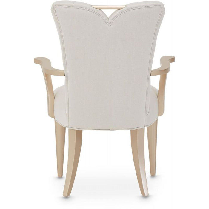 AICO La Rachelle Arm Chair in Medium Champagne