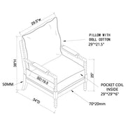 Blanchett Accent Chair - Furniture City (CA)l