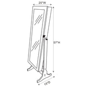 Tutuola Jewelry Cheval Mirror - Furniture City (CA)l