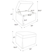 Winter Storage Ottoman - Furniture City (CA)l