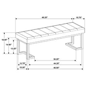 Mesa Accent Bench - Furniture City (CA)l