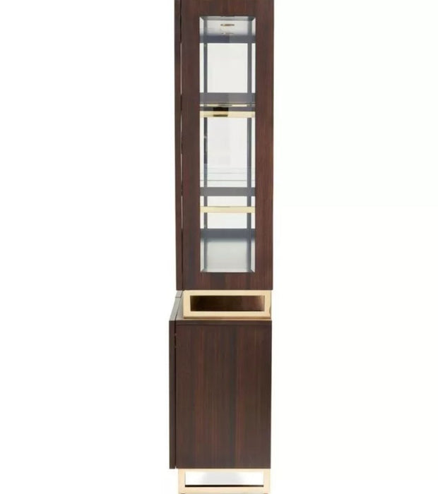 AICO Belmont Place Buffet with China Top in Espresso