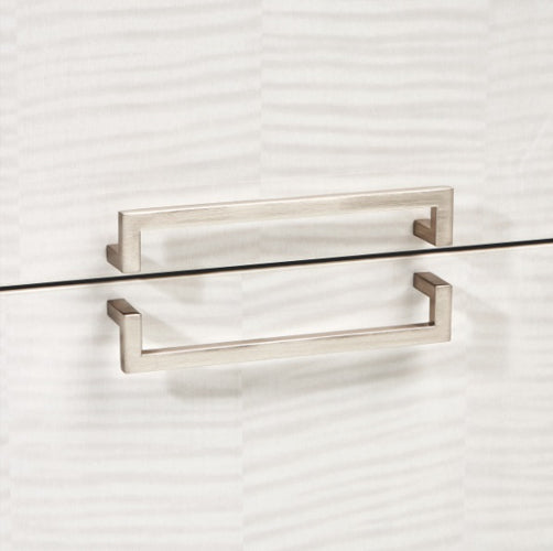 AICO Furniture Palm Gate Nightstand in Clay