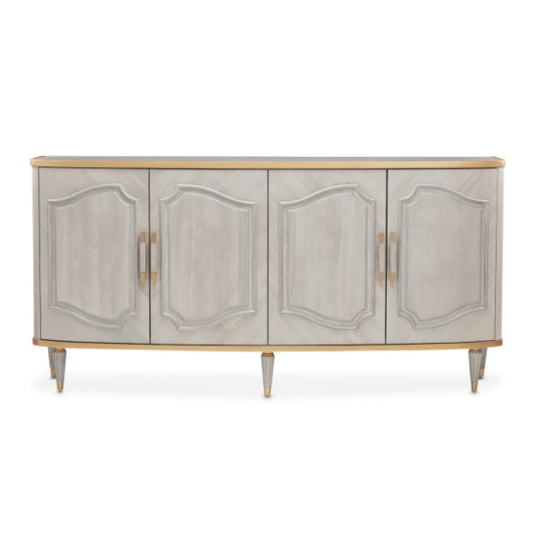 AICO Furniture St. Charles Sideboard in Dove Gray