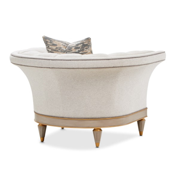 AICO Furniture St.Charles Matching Chair in Dove Gray