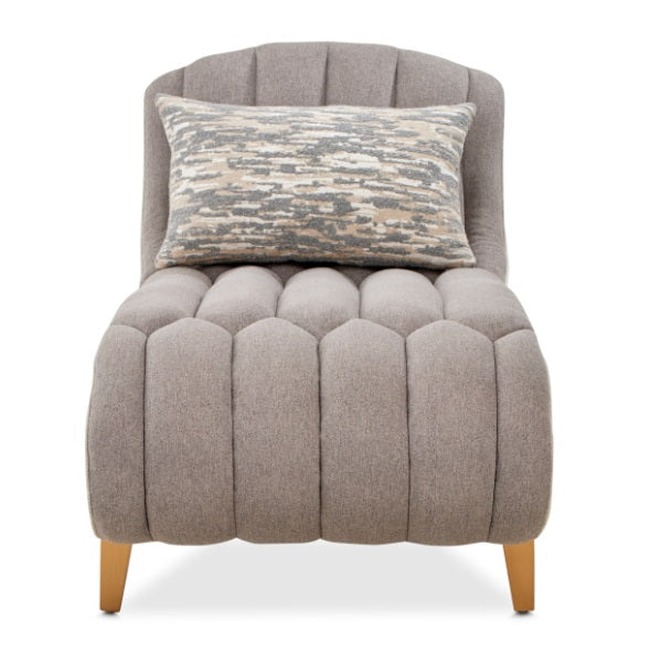 AICO Furniture St.Charles Chaise in Dove Gray