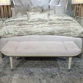 AICO Furniture La Marisia Bench in Creamy Pearl image