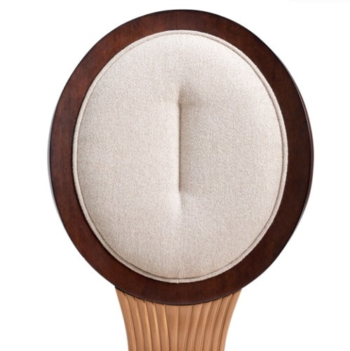 AICO Furniture Camellia Field Side Chair arm Pecan