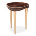 AICO Furniture Camellia Field Chairside Table in Warm Pecan image