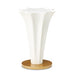 AICO Furniture La Terrazza Chairside Table in Creamy Pearl image