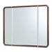AICO Furniture Mason Park Dresser Mirror in Umber image