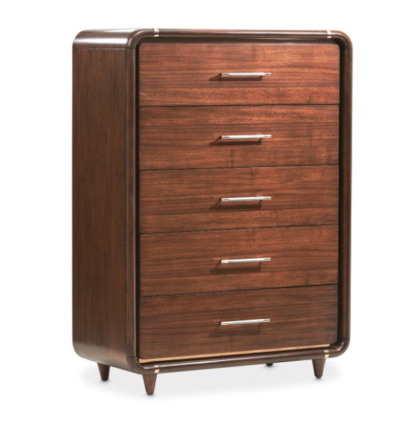 AICO Furniture Mason Park Gentelmen's Chest in Umber