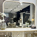 AICO Furniture Scotts Square Dresser Mirror in Light Champagne image
