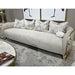 AICO Furniture Scotts Square Sofa CornSilk in Light Champagne image