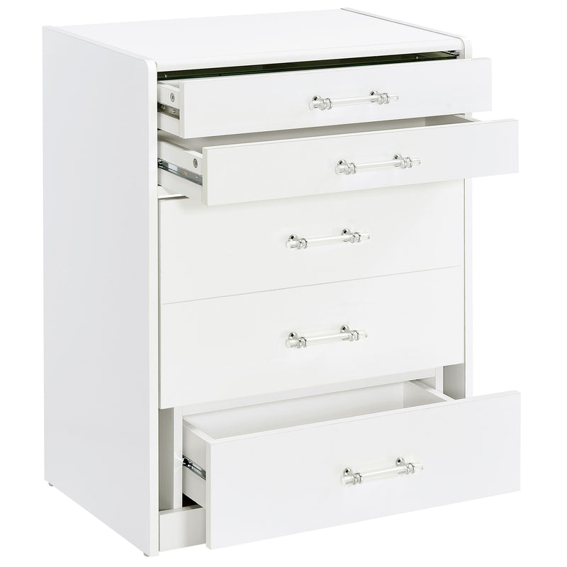 Danbury Makeup Vanity Table with LED Mirror and Stool - Furniture City (CA)l