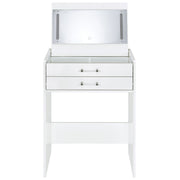 Danbury Makeup Vanity Table with LED Mirror and Stool - Furniture City (CA)l