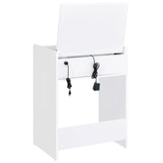 Danbury Makeup Vanity Table with LED Mirror and Stool - Furniture City (CA)l