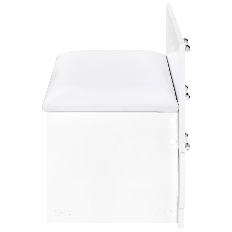 Danbury Makeup Vanity Table with LED Mirror and Stool - Furniture City (CA)l
