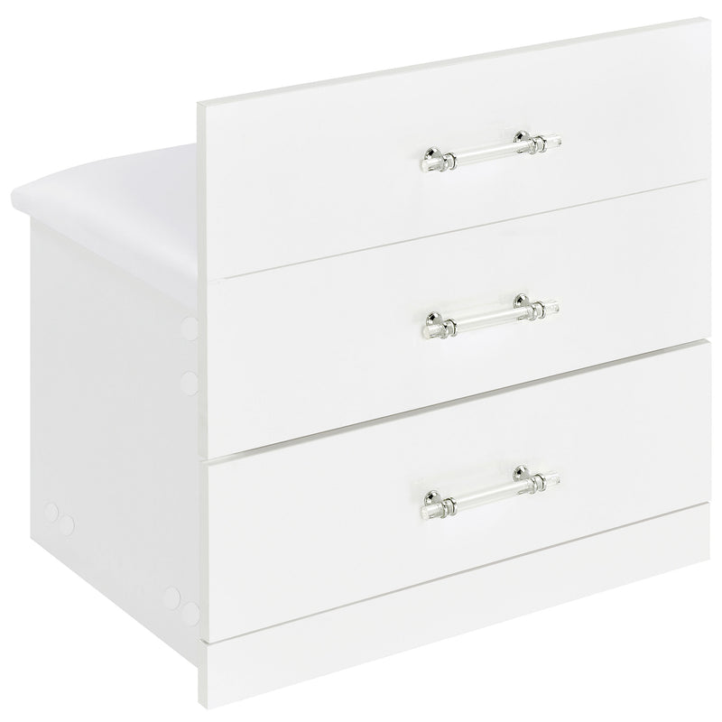 Danbury Makeup Vanity Table with LED Mirror and Stool - Furniture City (CA)l