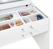 Danbury Makeup Vanity Table with LED Mirror and Stool - Furniture City (CA)l