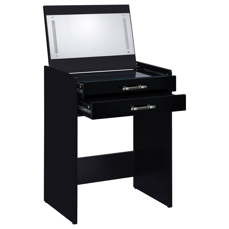 Danbury Makeup Vanity Table with LED Mirror and Stool - Furniture City (CA)l
