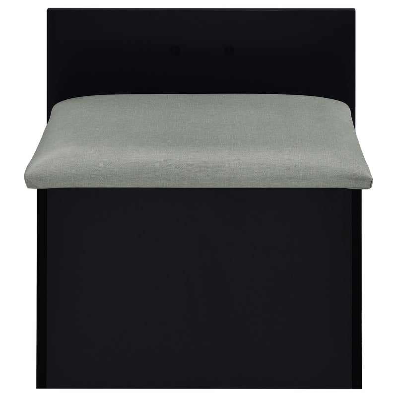 Danbury Makeup Vanity Table with LED Mirror and Stool - Furniture City (CA)l