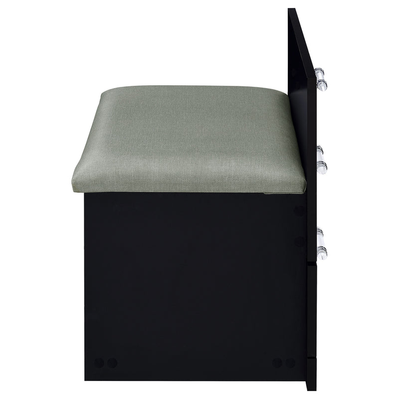 Danbury Makeup Vanity Table with LED Mirror and Stool - Furniture City (CA)l