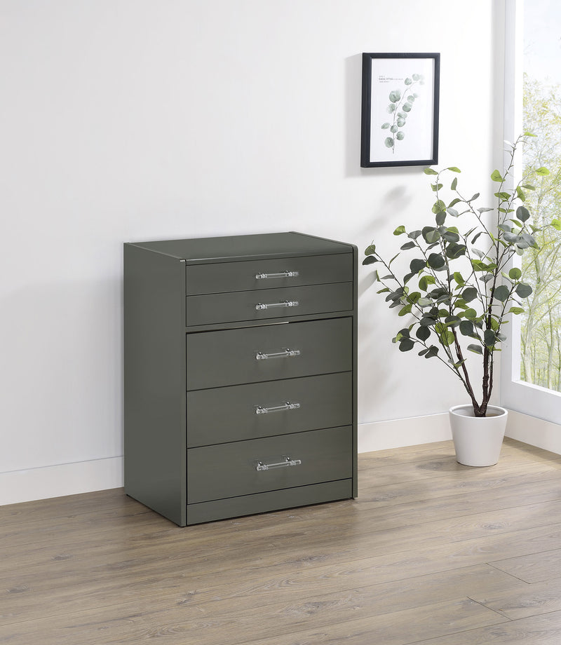 Danbury Makeup Vanity Table with LED Mirror and Stool - Furniture City (CA)l