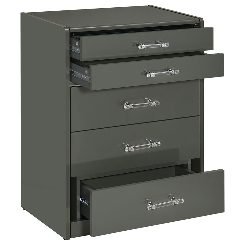 Danbury Makeup Vanity Table with LED Mirror and Stool - Furniture City (CA)l