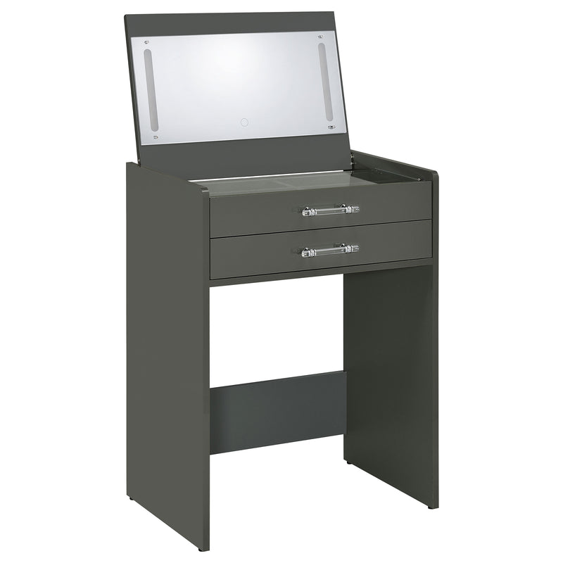 Danbury Makeup Vanity Table with LED Mirror and Stool - Furniture City (CA)l