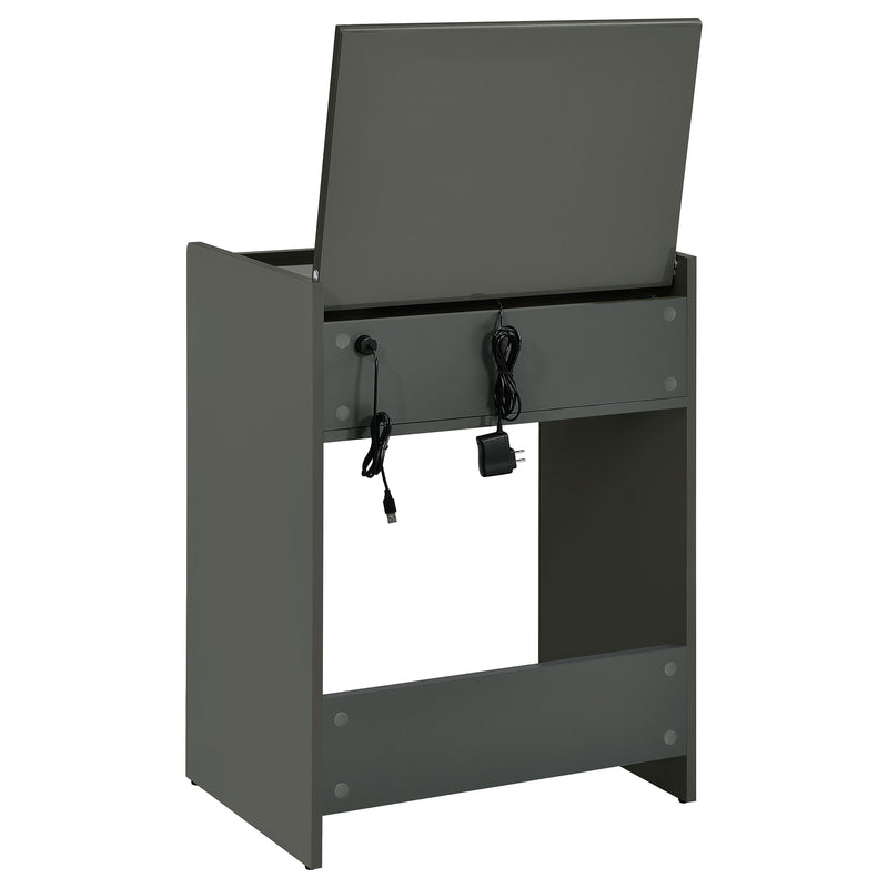 Danbury Makeup Vanity Table with LED Mirror and Stool - Furniture City (CA)l