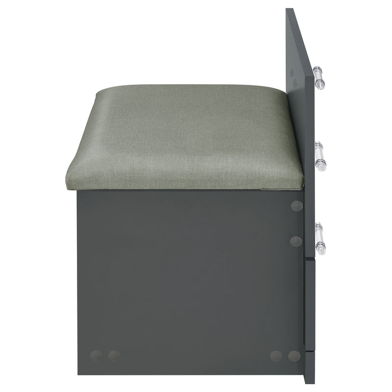 Danbury Makeup Vanity Table with LED Mirror and Stool - Furniture City (CA)l
