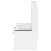 Flora Makeup Vanity Table with LED Mirror and Stool - Furniture City (CA)l