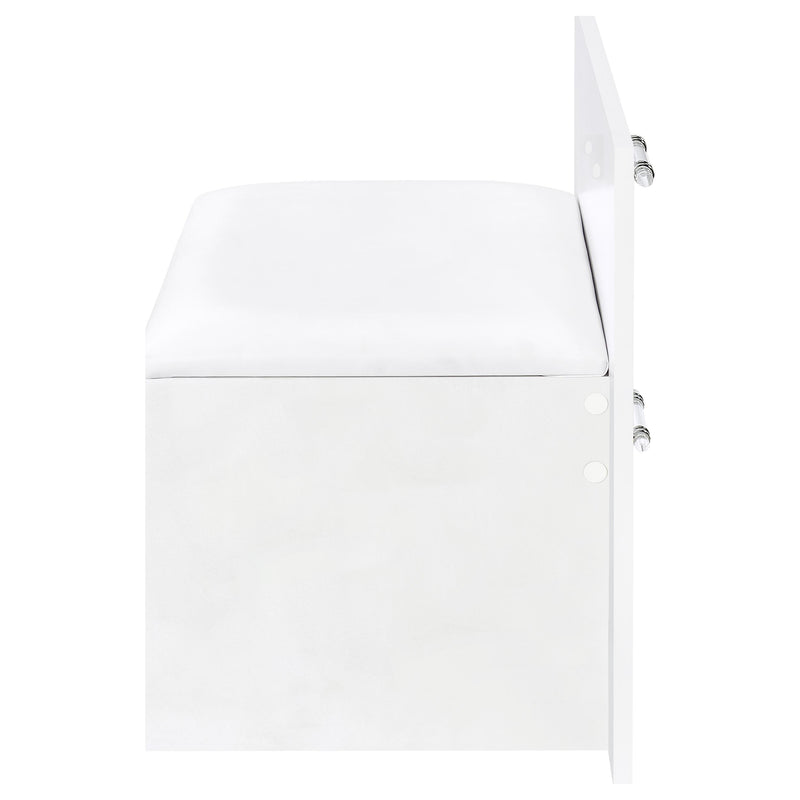 Flora Makeup Vanity Table with LED Mirror and Stool - Furniture City (CA)l
