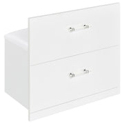 Flora Makeup Vanity Table with LED Mirror and Stool - Furniture City (CA)l