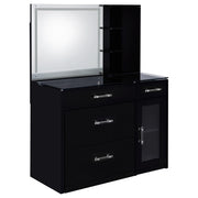 Flora Makeup Vanity Table with LED Mirror and Stool - Furniture City (CA)l